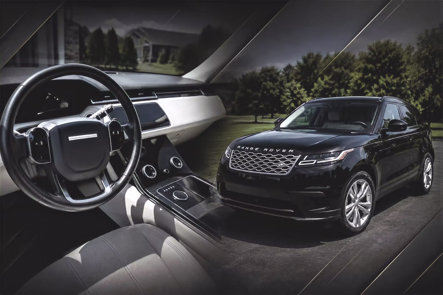Range Rover Velar interior and exterior after a signature mobile detail in Rochester, NY